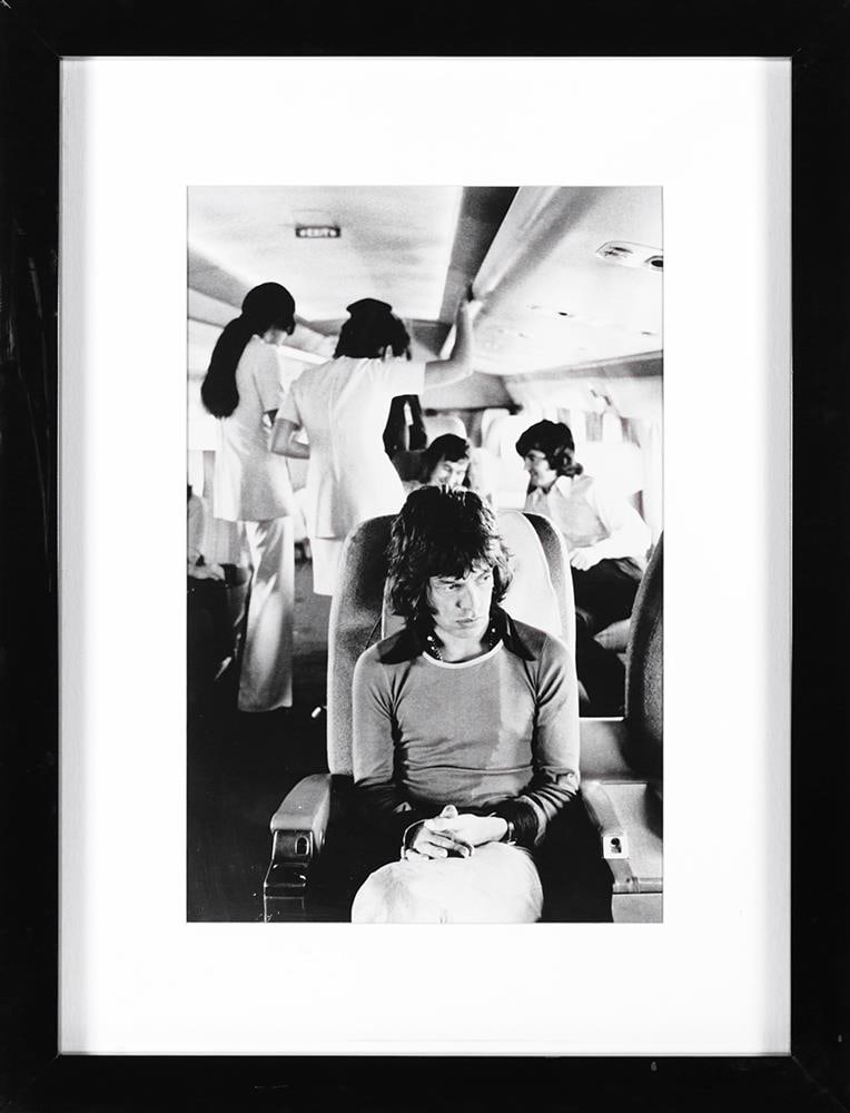 Mick Jagger Photograph by Jim Marshall, 1972, Hard Rock Hotel Las Vegas Display Print, Framed COA (1 of 2)