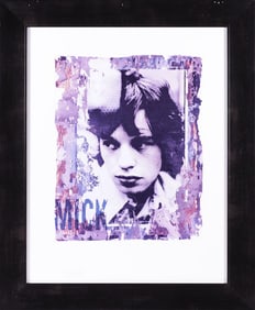 Mick Jagger – Original Print by Gered Mankowitz, Displayed at Hard Rock Casino Las Vegas
