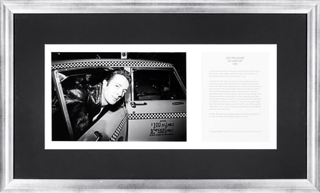 Joe Strummer – Original Photo, New York Taxi, 1981 – Alan Tannenbaum, Hard Rock Casino Las Vegas