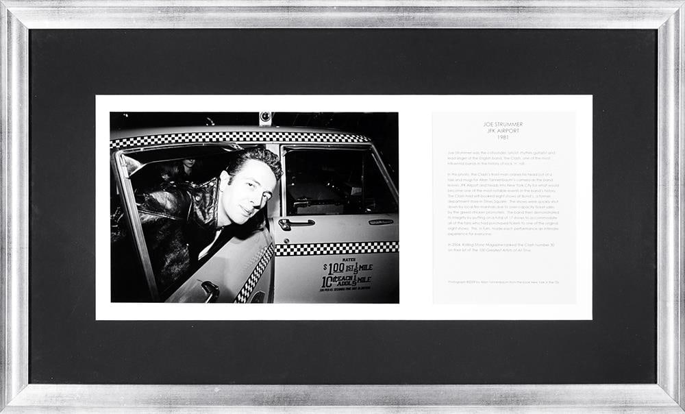 Joe Strummer – Original Photo, New York Taxi, 1981 – Alan Tannenbaum, Hard Rock Casino Las Vegas (1 of 2)
