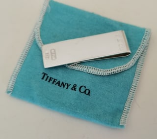 Tiffany & Co. Sterling Silver Money Clip, Classic Rectangular Form, 22.7g