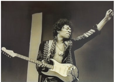 Jimi Hendrix Original Photograph, Monterey Pop Festival 1967 – Jim Marshall – Hard Rock Las