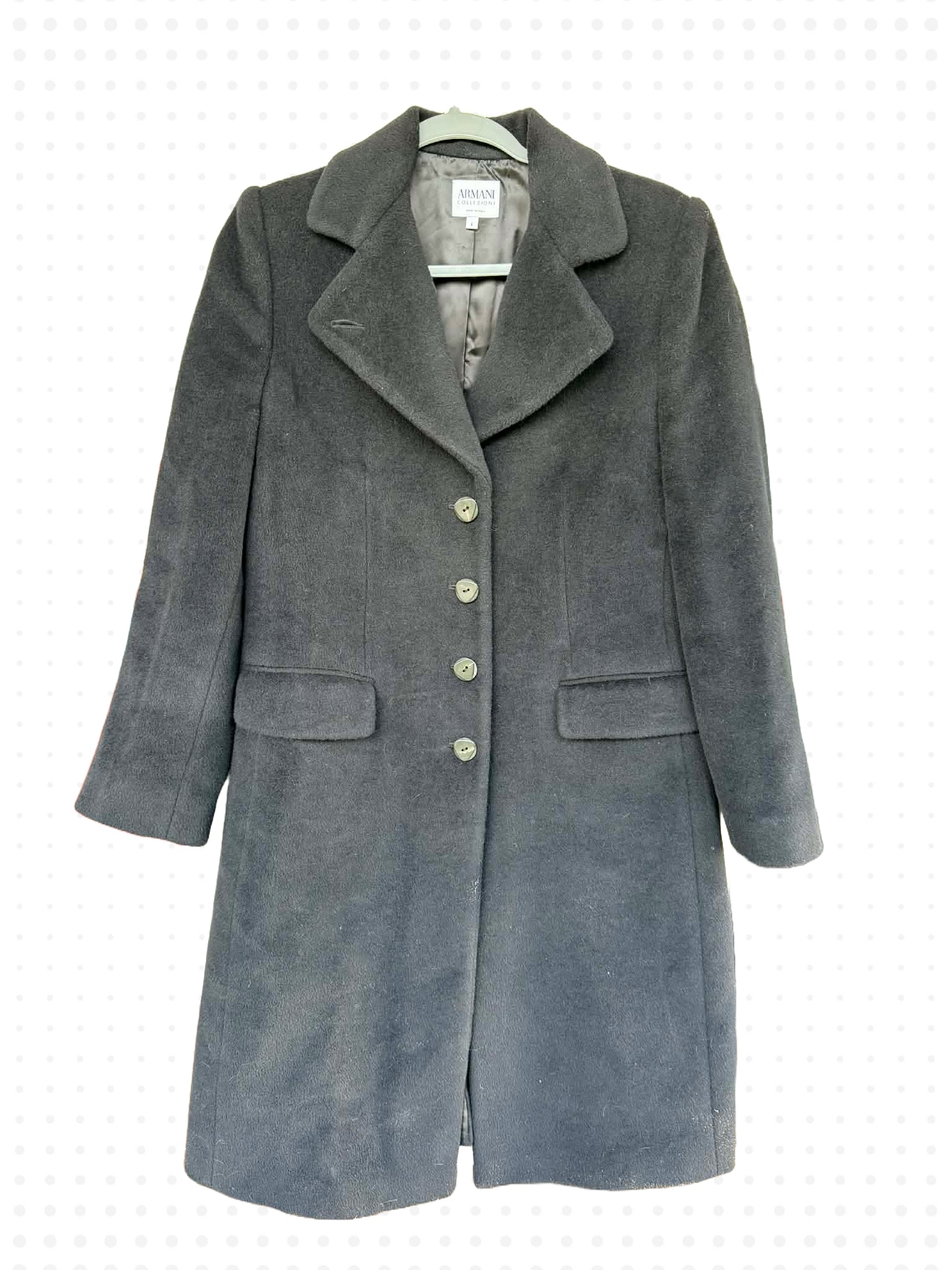 Armani Collezioni Wool Coat – Made in Italy – Size 6 (1 of 6)