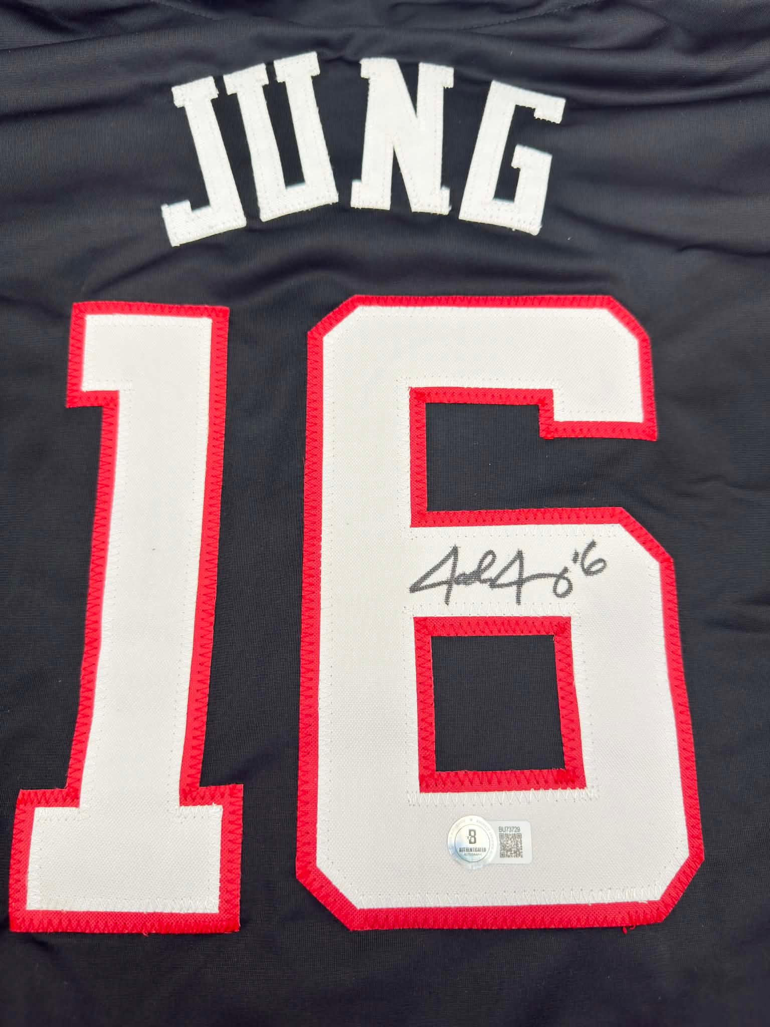Josh Jung Signed Texas Tech “Guns Up” Jersey – No. 16 – Beckett Authenticated (1 of 4)