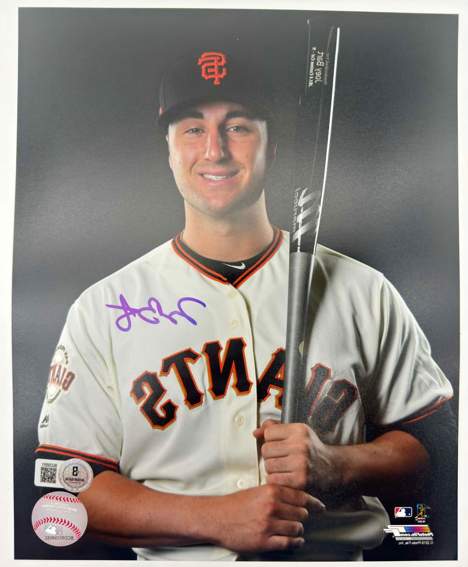 Joey Bart Autographed San Francisco Giants Photo - Beckett Authentication (1 of 4)