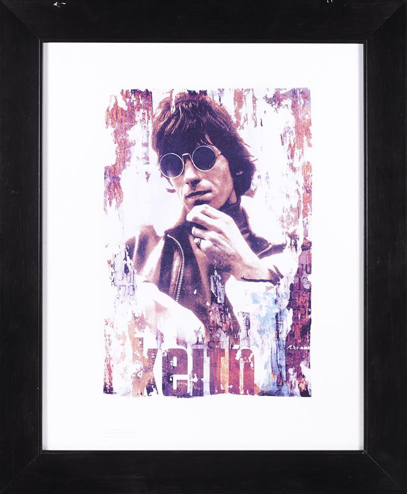 Keith Richards Photograph by Gered Mankowitz – Hard Rock Hotel Las Vegas Display Print, Framed COA (1 of 2)