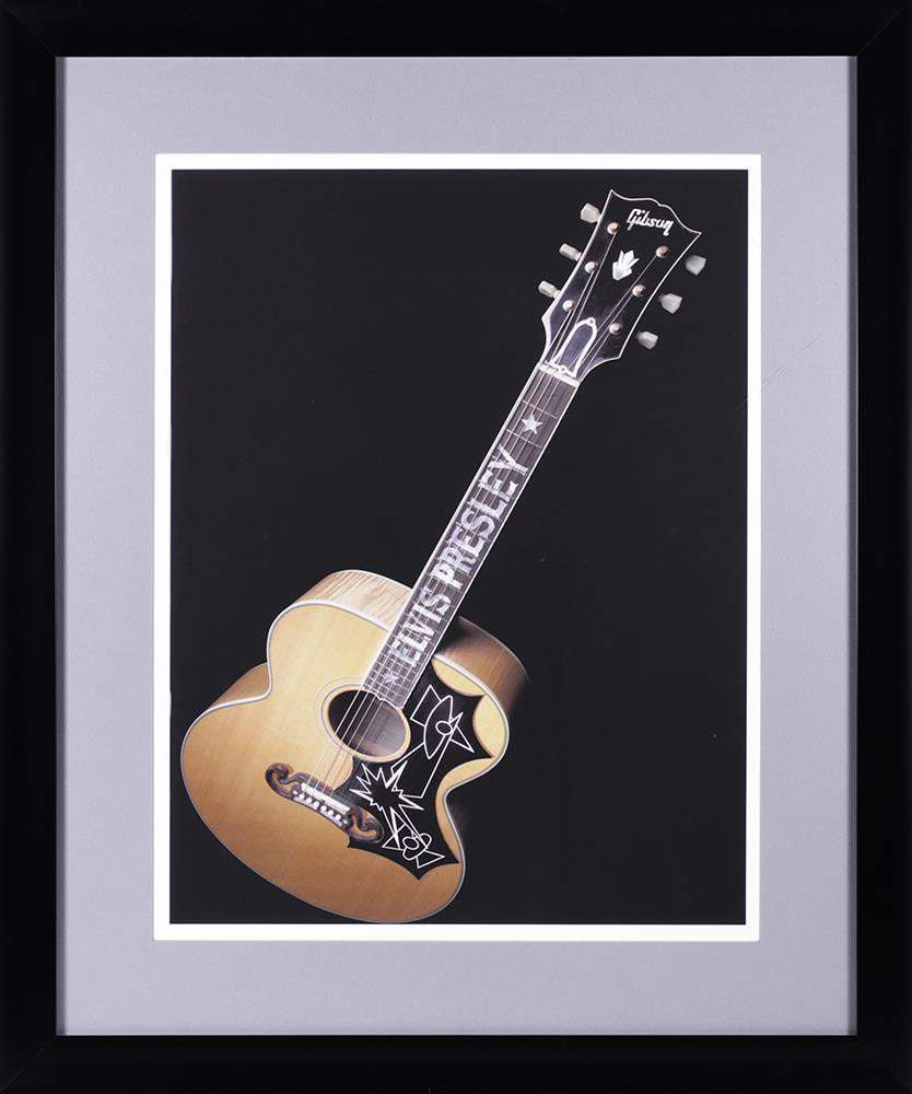 Elvis Presley Acoustic Guitar Photograph by Lisa S. Johnson, Framed, Hard Rock Las Vegas (1 of 2)