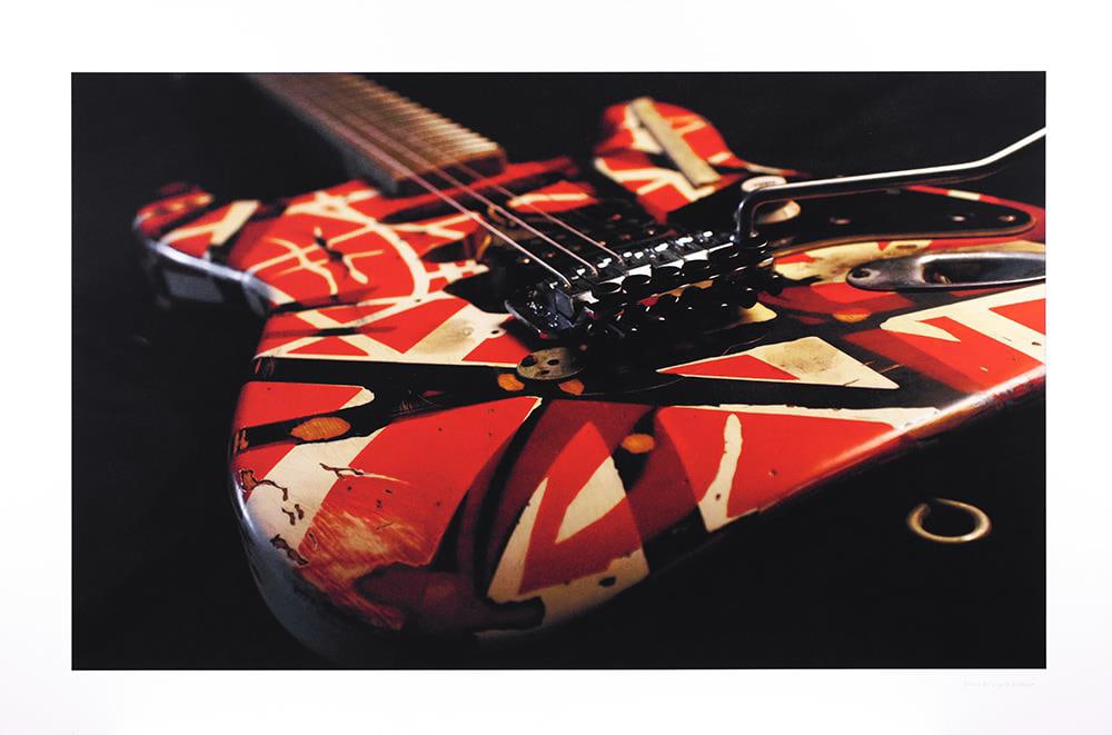 Eddie Van Halen “Frankenstrat” Guitar Photograph, 40 x 60, Hard Rock Hotel Las Vegas (1 of 2)