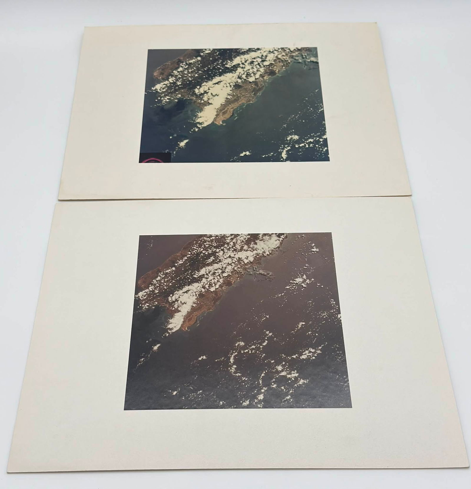 Astronaut-Owned Skylab 2 (SL-2) 11x14 Earth Observation Photos (2) – NASA Mission ID Marked (1 of 4)