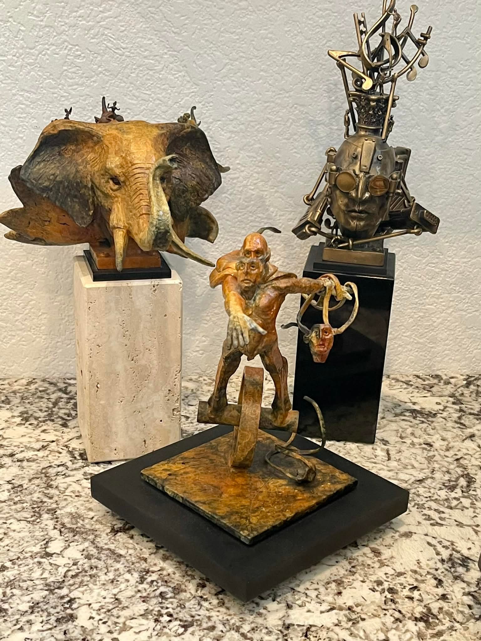 Theodore “Ted” Gall Three-Piece Bronze Collection – Signed & Attributed (1 of 14)