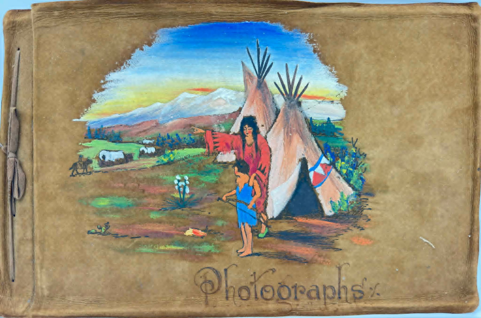 Early 20th C Idaho Photograph Album & Ephemera Archive, Panama Canal Photos, Western: A substantial early 20th century photograph album and personal ephemera archive, centered on Idaho and Western life, dating primarily from the late 1920s through early 1930s. The album is housed in a