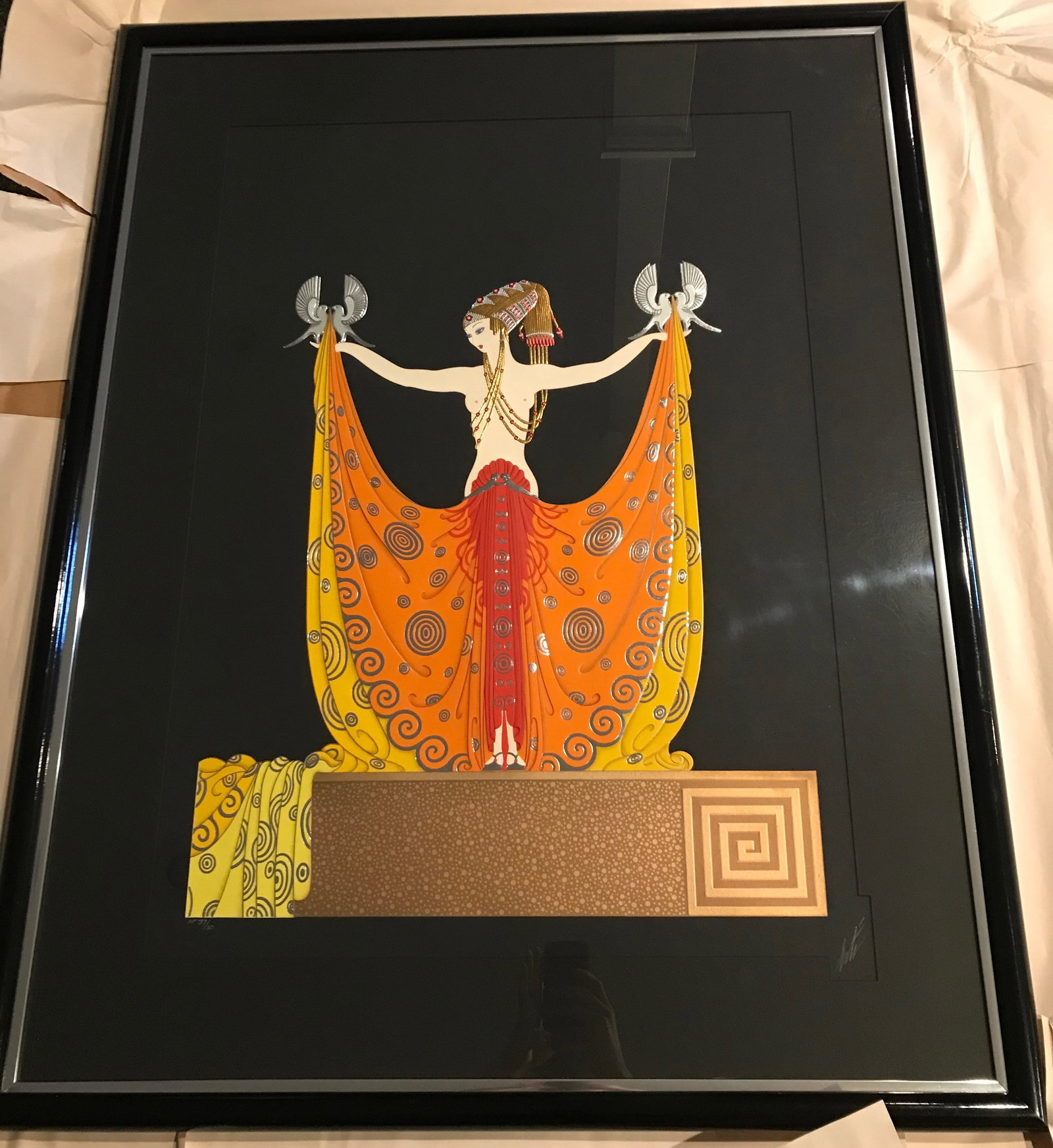 Erté, “Venus" - Hand-Signed Artist Proof Serigraph (37/50), Chalk & Vermilion, 1986–87 (1 of 4)