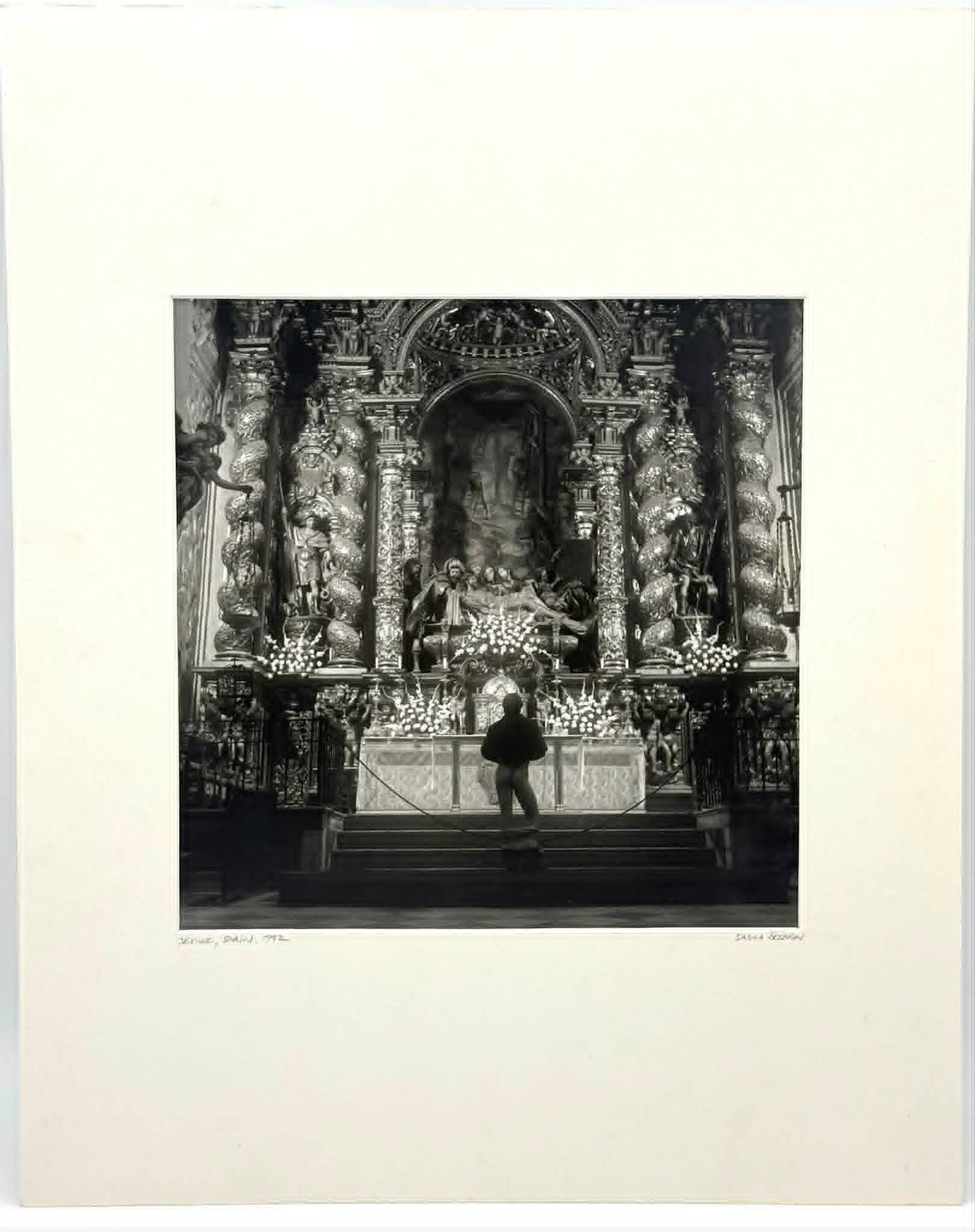 Sasha Bezzubov Photograph, Seville Spain Cathedral Interior Study, 1992, Signed (1 of 5)