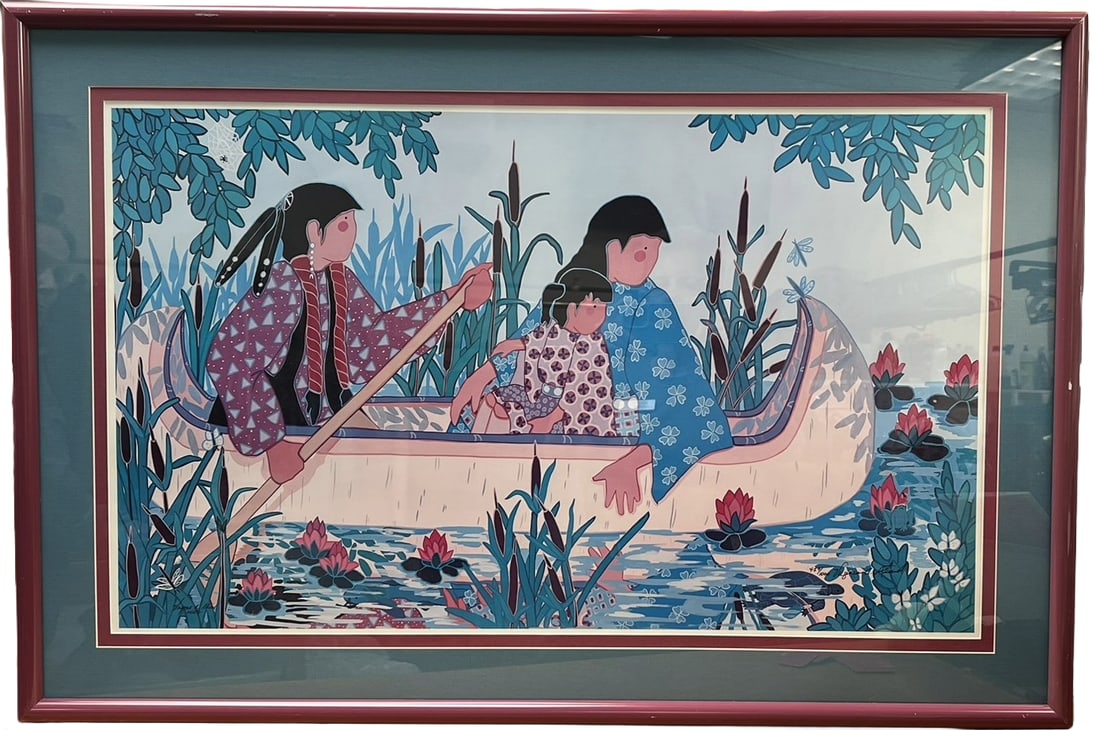 Virginia A. Stroud "Pleasures of the Heart" Signed Limited Edition Print 459/1000 Framed: A portion of the proceeds from the sale of this lot will benefit Greater Vail Community ReSources, supporting community programs including the ReSources Vail Food Bank. Limited edition print titled Pl