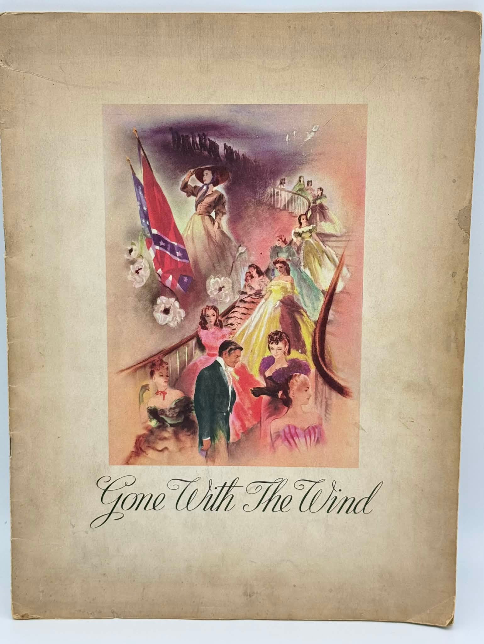 Vintage Gone With the Wind Souvenir Program Booklet – 1939 Film Ephemera (1 of 7)