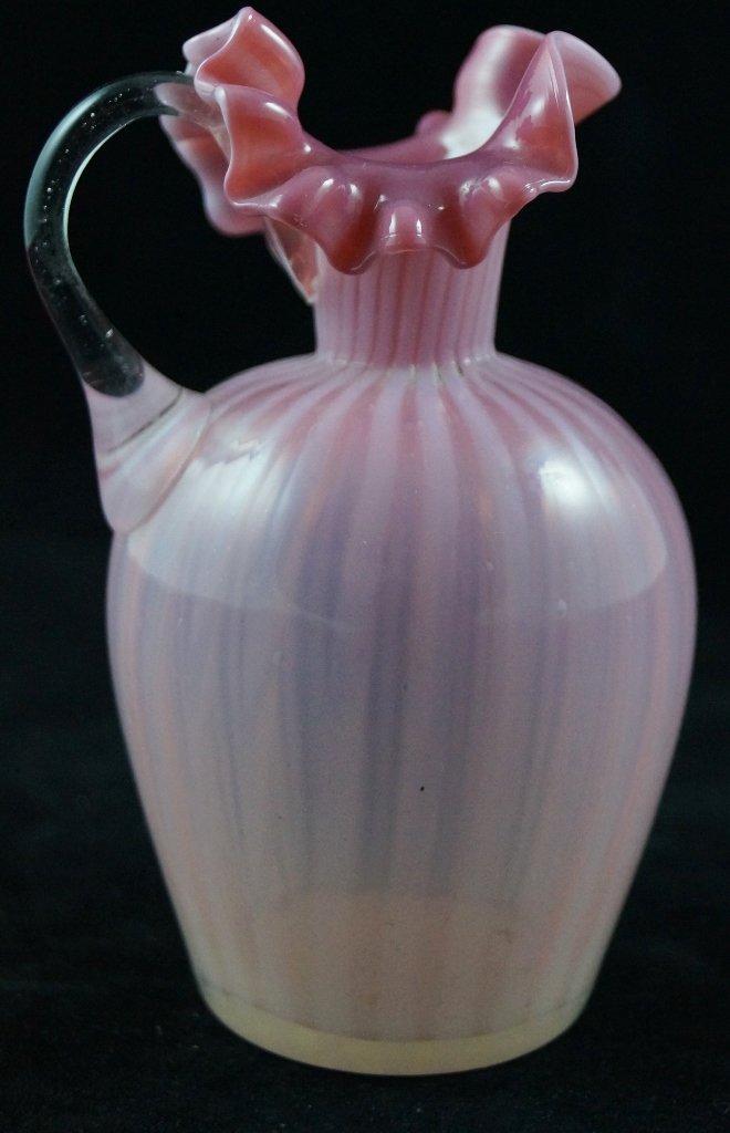 Pink Venetian Glass Vase Vintage Art Glass Murano Aug 11 2013