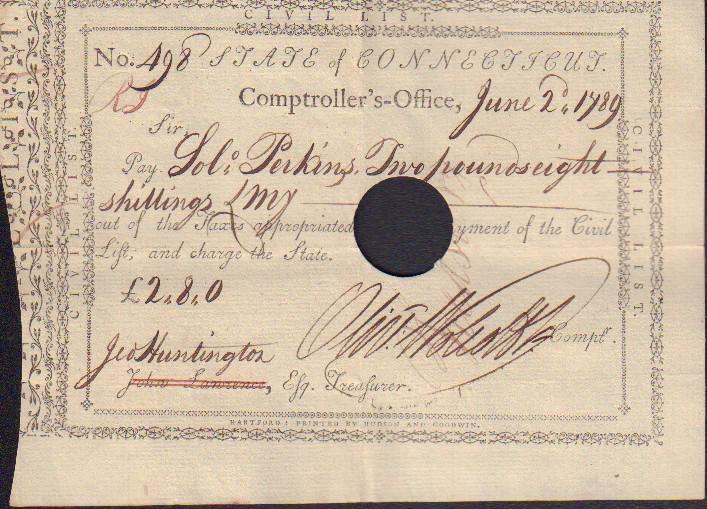 Oliver Wolcott 1789 (1 of 1)