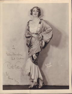 Ruth Etting: 8x10 signed oho of the actress and singer of the 20's and 30's