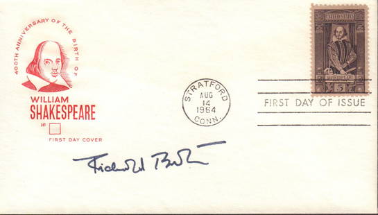 Richard Burton: A scarce authentic Burton on a FDC envelope