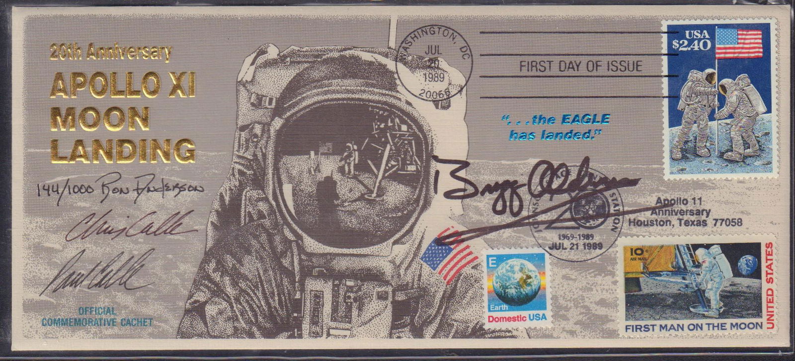 Apollo 11 FDC signed (1 of 1)