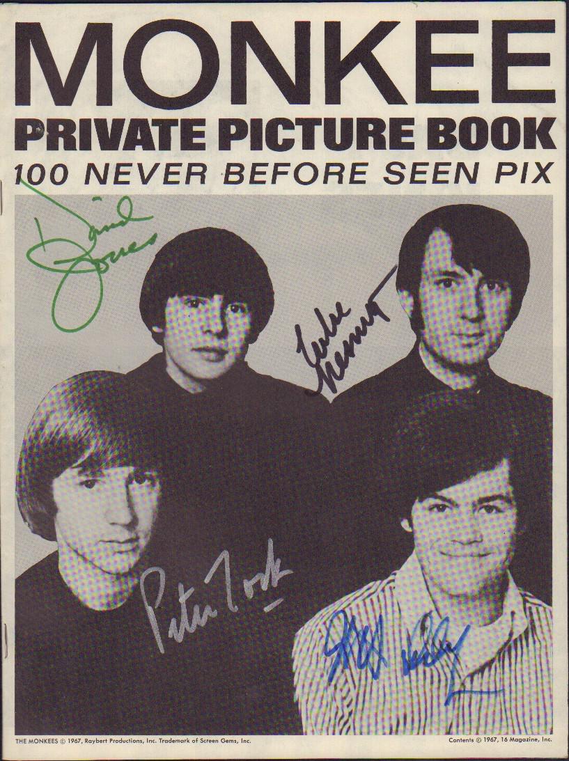 Monkee's Picture Book signed (1 of 1)