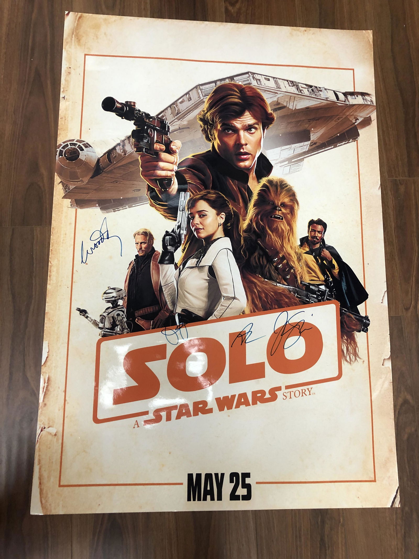 SOLO movie poster signed (1 of 1)