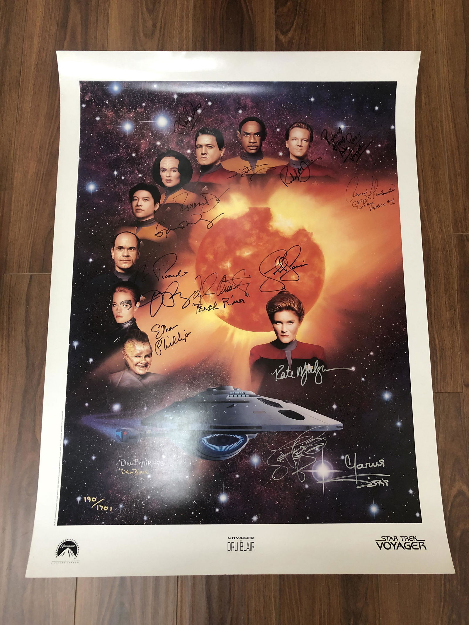 Star Trek lithograph (1 of 1)
