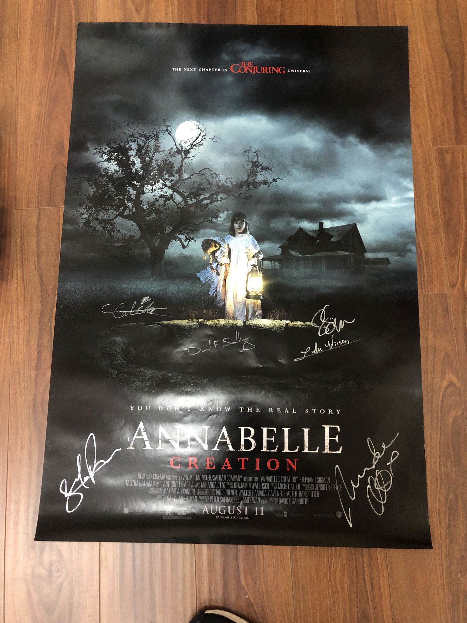 Annabelle Creation movie poster signed (1 of 1)