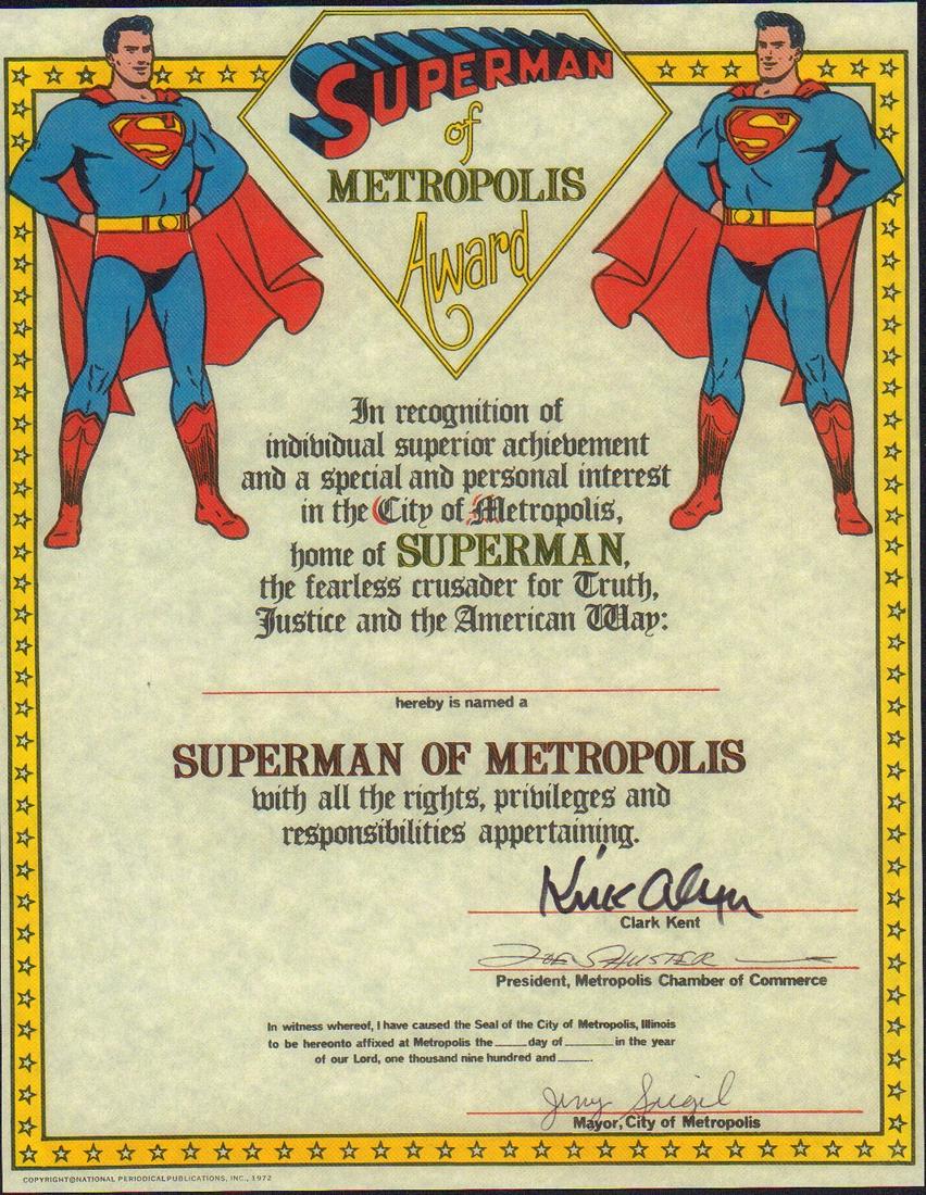 Superman RARITY Siegel and Shuster (1 of 1)