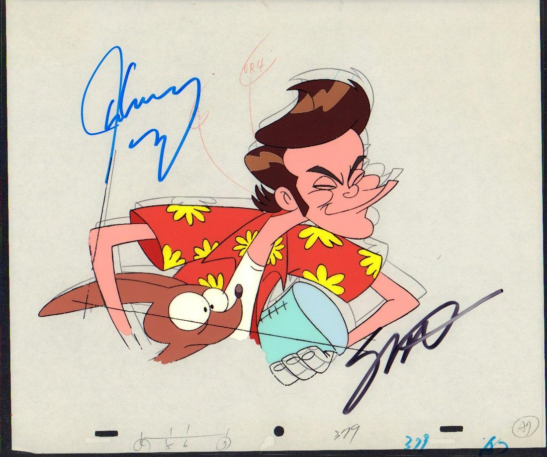 Jim Carrey Seth McFarland animation cel (1 of 1)