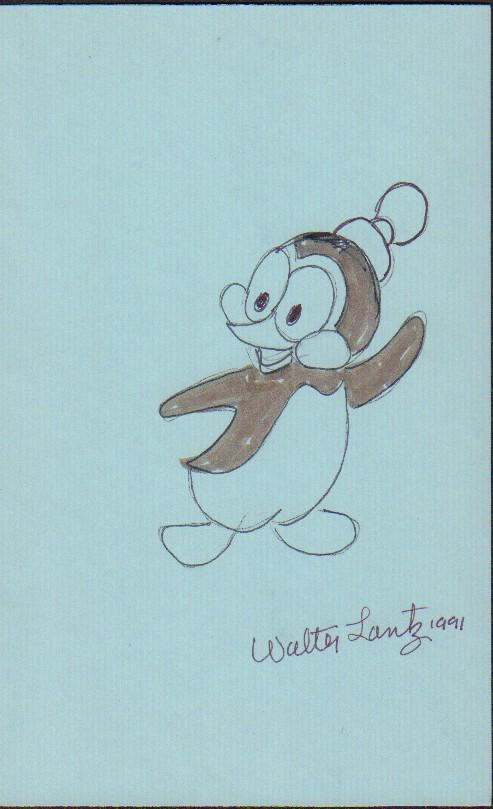 Walter Lantz rare sketch (1 of 1)