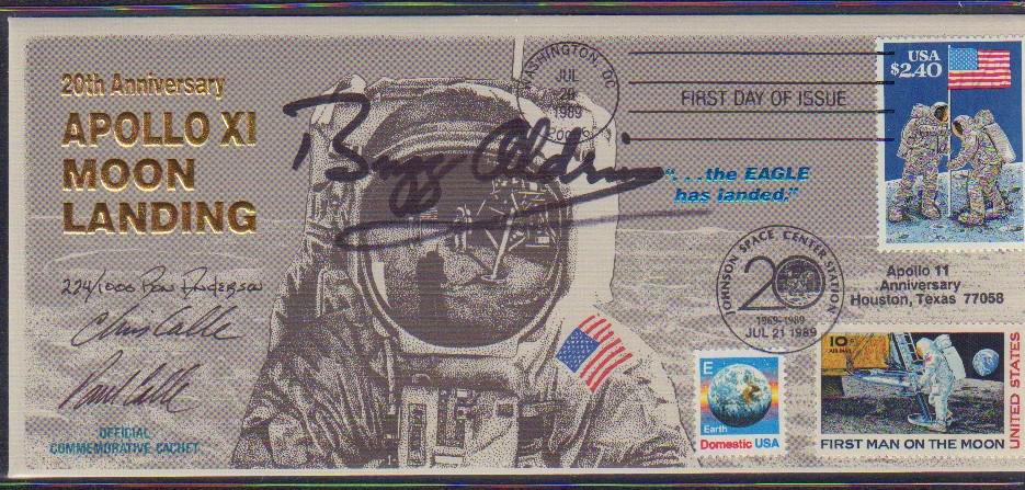 Buzz Aldrin USPS Lt Ed FDC (1 of 1)