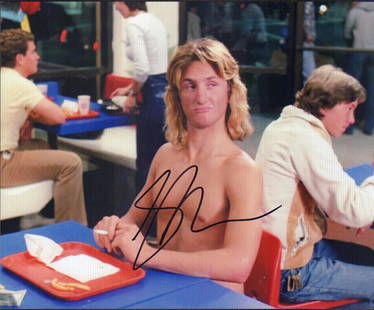 Sean Penn: A color Fasttimes at Ridgemont High signed 8x10 by scarce signer with COA