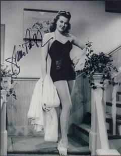 Janis Paige: A vintage image signed 8x10 bw by the deceased legend with COA