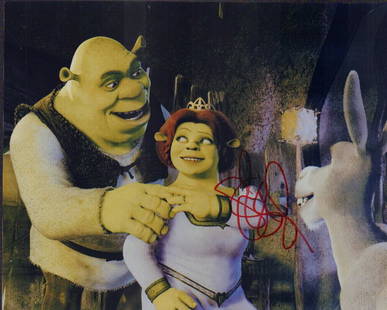 Cameron Diaz: A color SHREK still signed years back by Diaz as Princess Fiona voice with COA