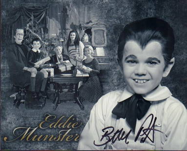 Butch Patrick: A Munster signed 8x10 adding his characters name Eddie with COA