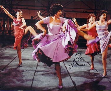 Rita Moreno: A color West Side Story signed 8x10 with COA