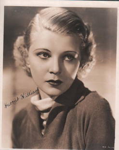 Harriet Hilliard aka Ozzie and Harriet Nelson: Before she was Ozzies wife on TV she was a torch singer this is a rare vintage sepia toned 8x10 signed with her maiden name Harriet Hilliard