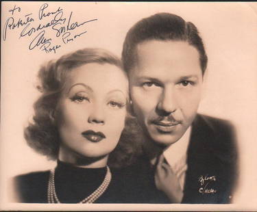 Ann Sothern and Roger Pryor: Whenn both stars were married a co signed 8x10 portrait signed in the 30s