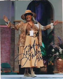 Della Reese: A scarce Touched by an Angel color signed 8x10 by deceased singer and actress