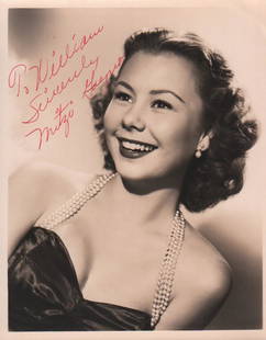 Mitzi Gaynor: A vintage signed 50s portrait heavyweight by star