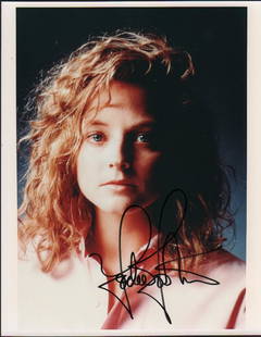 Jodie Foster: A wonderful VINTAGE color signed 8x10 by the rare signer