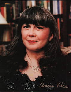 Anne Rice: A color moody portrait of author of Interview with the Vmapire series of books