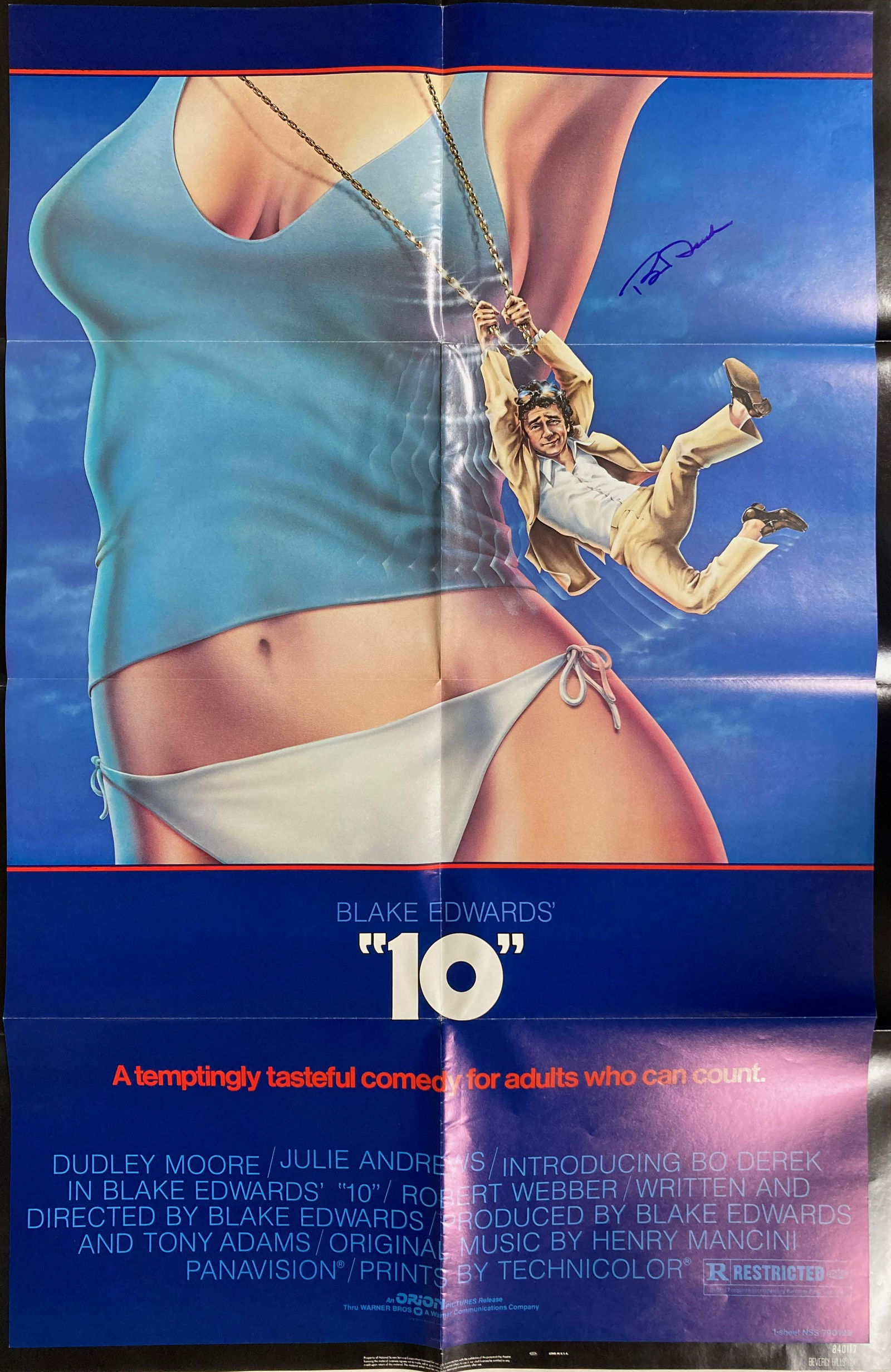 "10" movie poster signed (1 of 1)