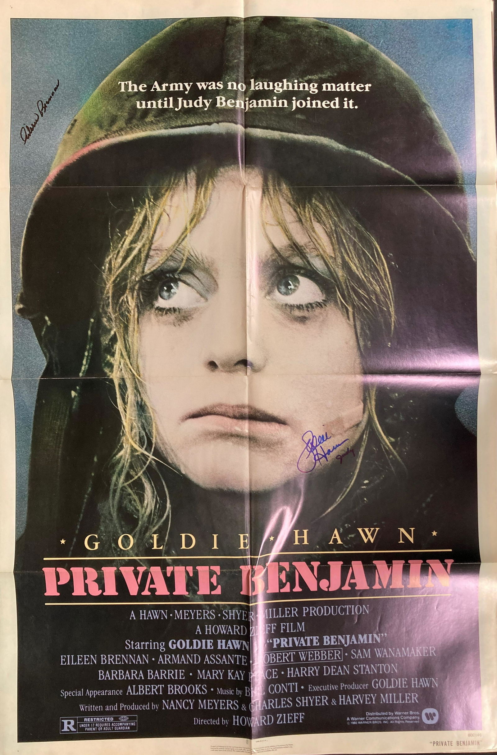Private Benjamin Movie Poster signed (1 of 1)