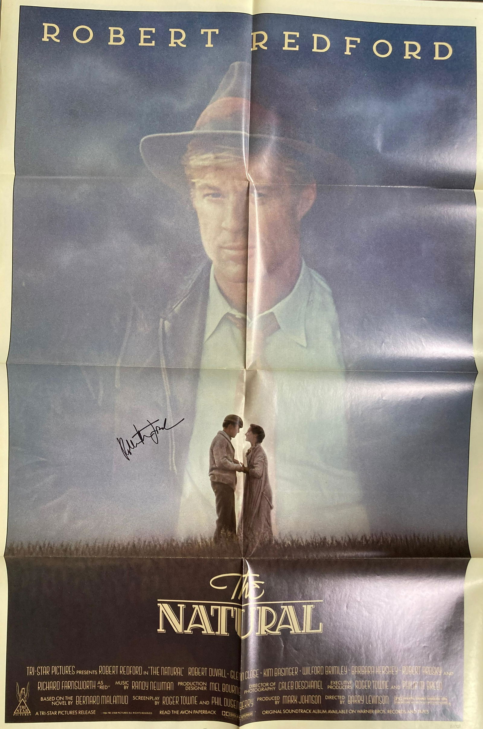 The Natural movie poster signed (1 of 1)