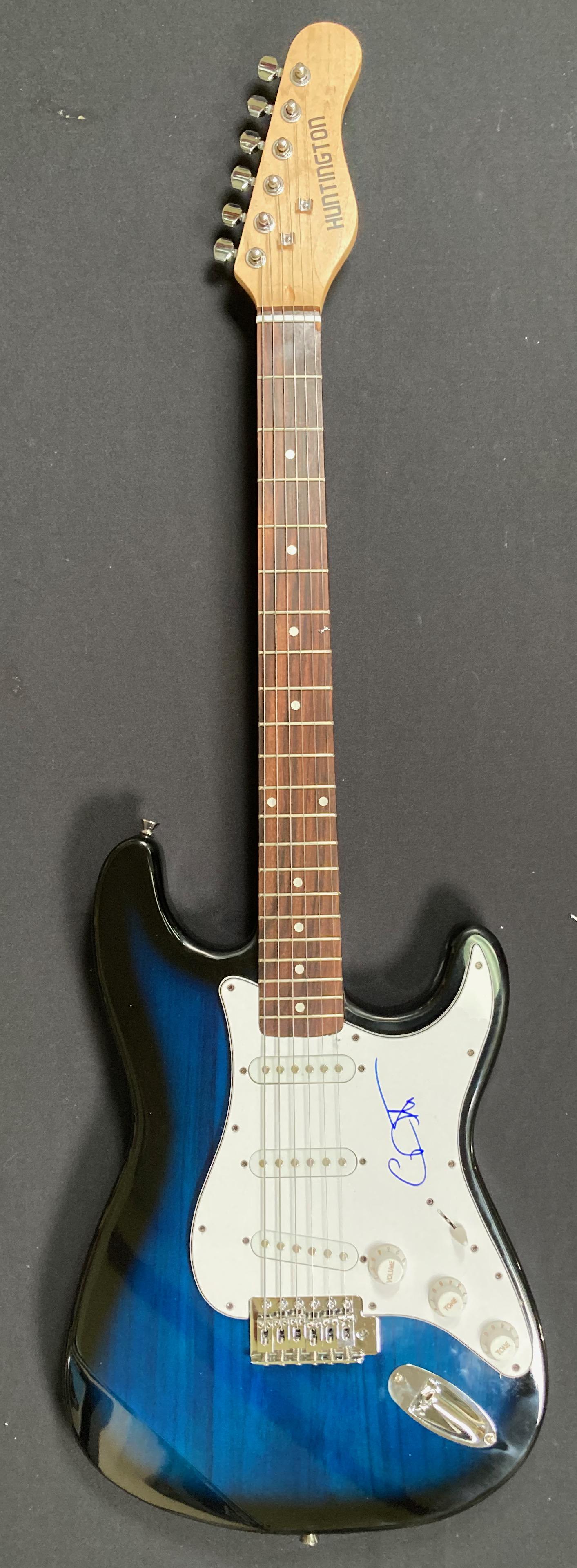 Carlos Santana signed strat style electric guitar (1 of 1)
