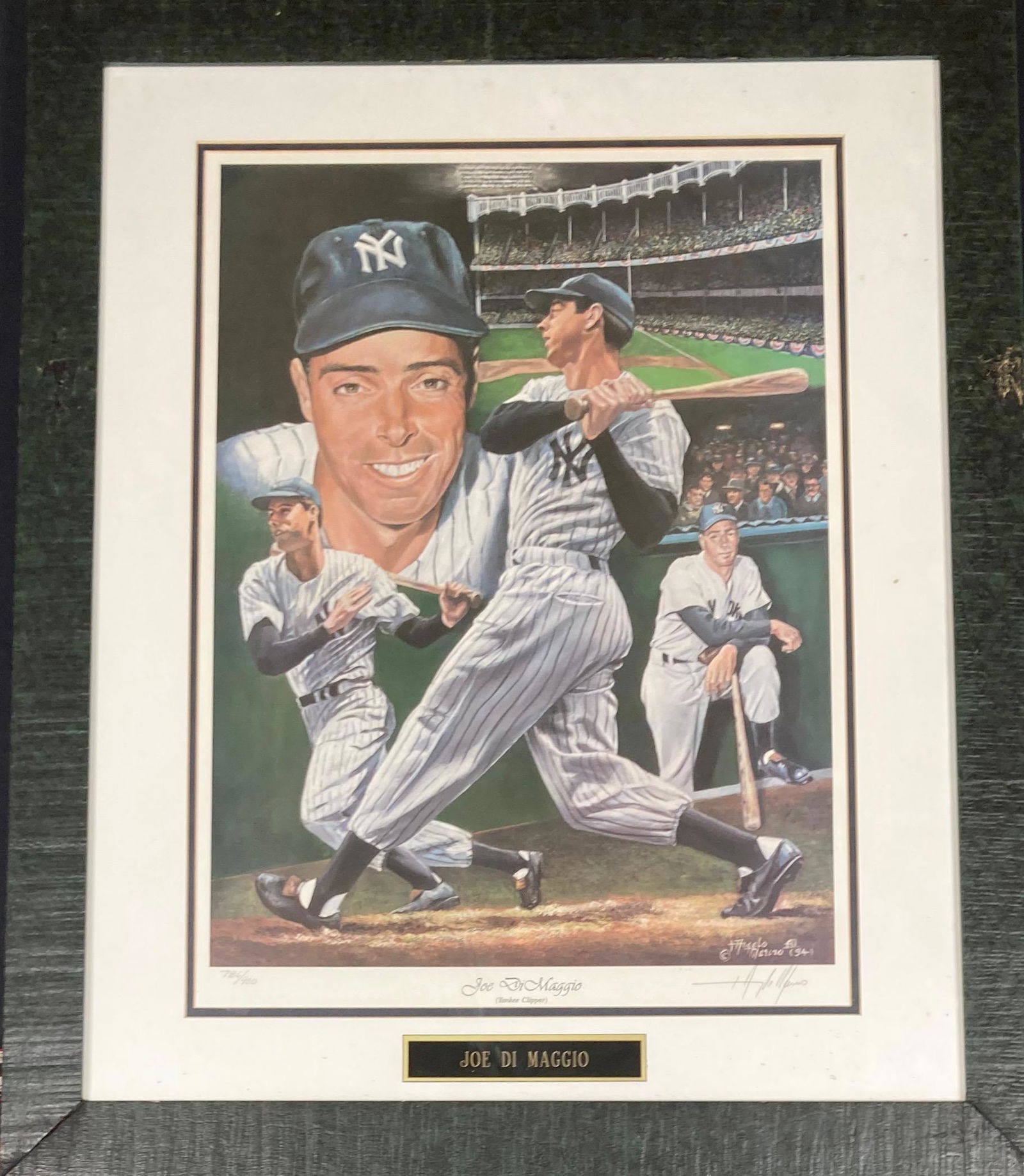 Joe Dimaggio lithograph (1 of 1)