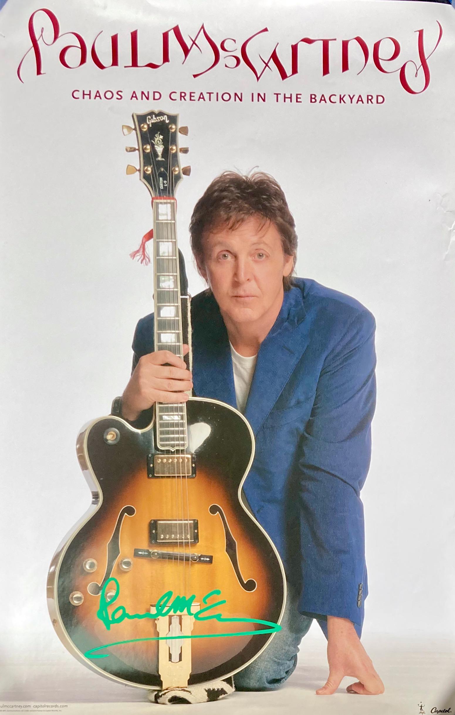 Paul McCartney concert poster signed (1 of 1)