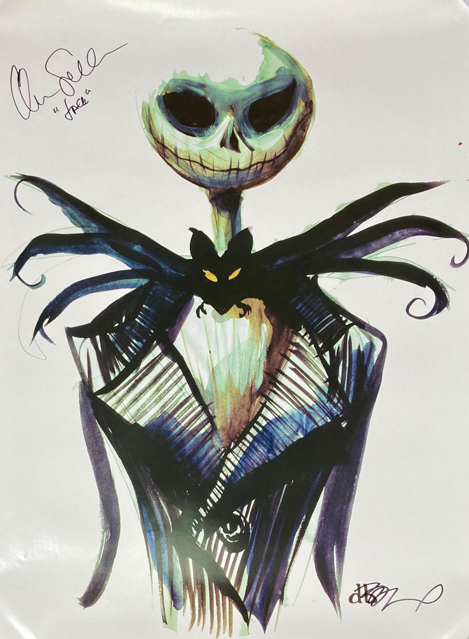 Jack Skellington print signed (1 of 1)